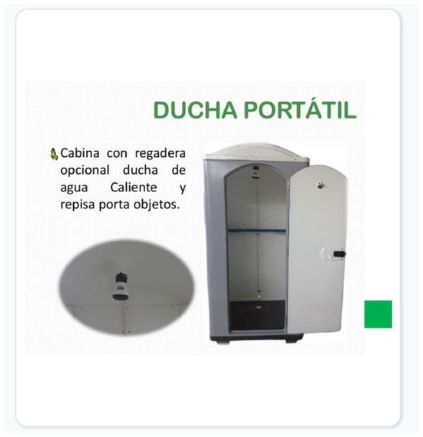 Ficha visual de Ducha portátil
