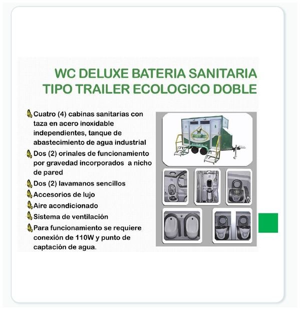 Ficha visual de WC Deluxe trailer doble
