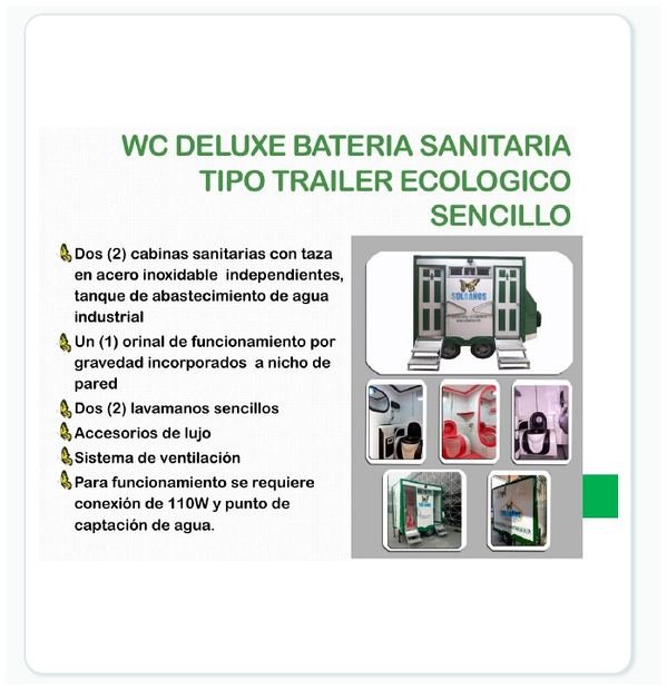 Ficha visual de WC Deluxe trailer sencillo