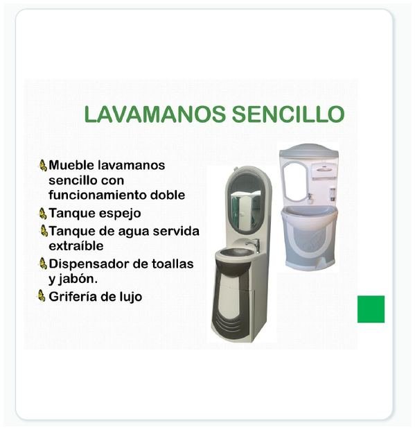 Ficha visual de Lavamanos sencillo